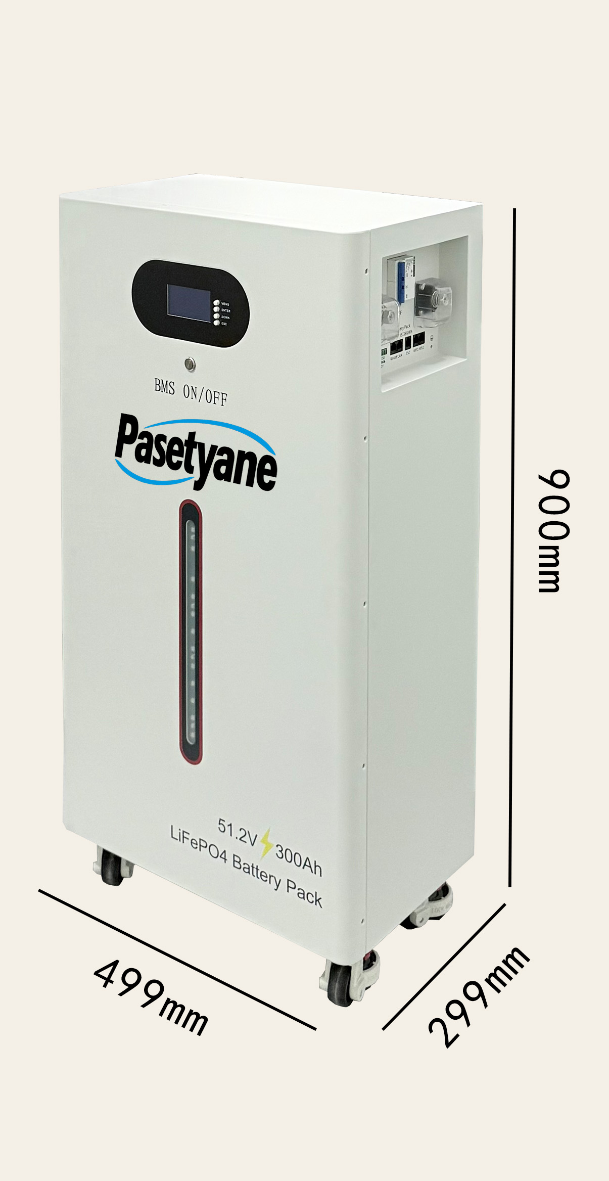51.2V 15.36kWh Energy storage battery - 图片 2